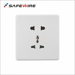 Wall switch socket with universal socket