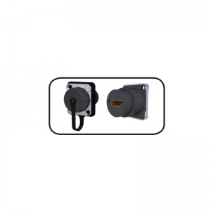 SHDMI-WP-W/B IP67 D type HDMI2.0version waterroof socket