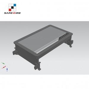 Safewire FZ-ZSG-B Flip-top table stand Power Outlet+Data Outlet or USB