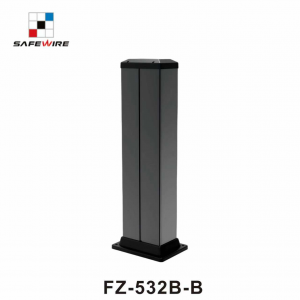FZ-532B Series Mobility-Installation Mini-Cloumns Double Side Aluminum Stand Pole Socket
