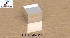 Safewire Htd -146K /Kp Series: Double Hinge Brass/SUS Stainless Lid, Floor Boxes with Panel of 146*146 mm