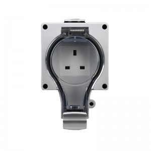 SA66-S IEC60884 Standard IP66 Outdoor Waterproof Wall Socket Enclosure Box