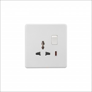 Switched socket with neon 13A