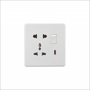 Switched socket with neon 13A