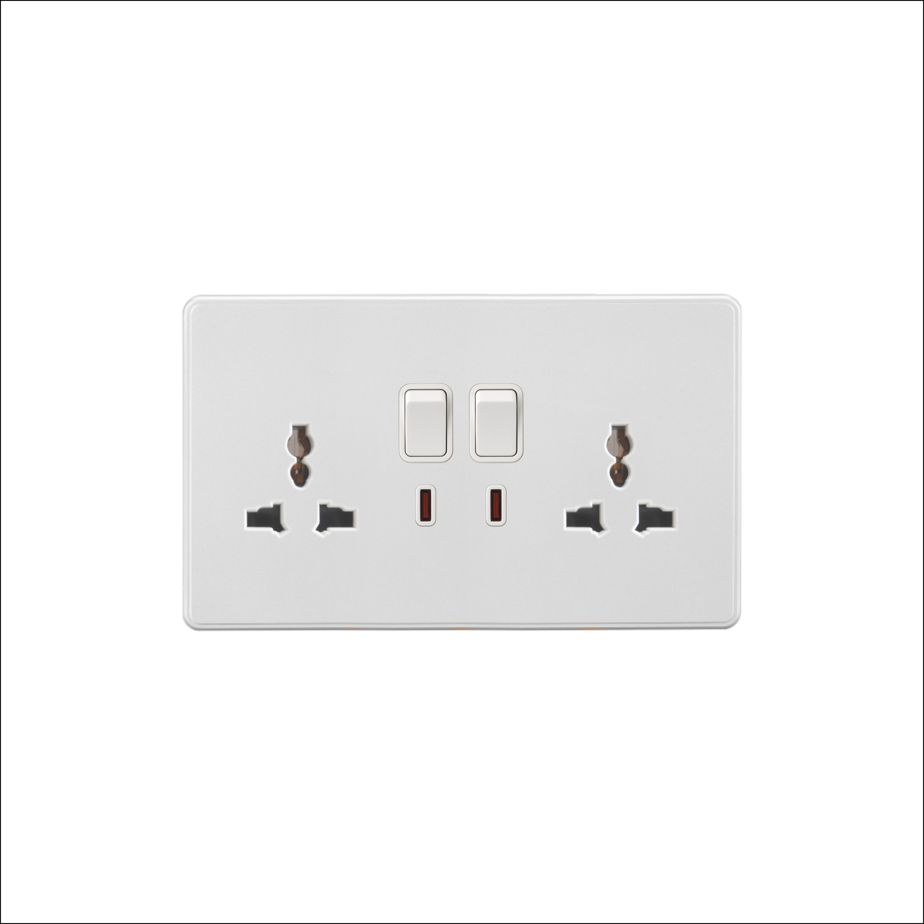 Double switched socket with neon 13A Featured Image