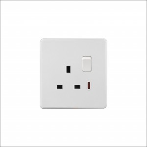 13A switched socket with neon 13A