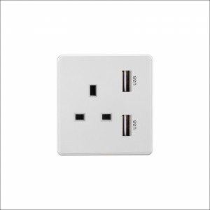 3 Pin with 2USB socket