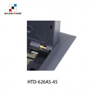 Safewire#HTD-626-45 : 16 ways 8 modules 45*45mm modules  floorbox  ,  100mm galavanized steel box universal applicable for raised floor or concrete floor