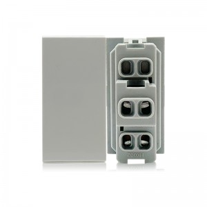 22.5*45mm 1 Gang 1 Way Switch Socket / Electrical Wall Socket