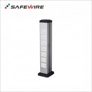 FZ-532A/B 330mm or 660mm height Stand pole , aluminum profile Mini-columns socket