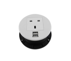 Grommets with Power Socket + USB Charger/Office Socket