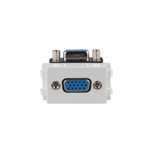 VGA Mush-to-Female Direct Plug-in Display Projector Socket