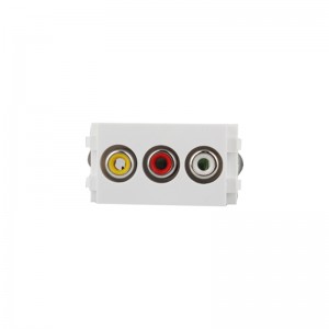 Audio and Video Socket Module Welding Free Socket