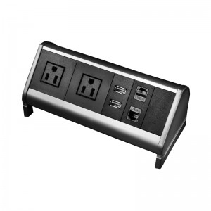 Desk Clamping Power Socket with USB and LAN Ports/Electric Socket