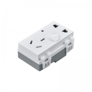 5 pin socket with switch 128 Type Module Socket