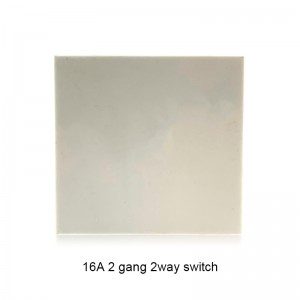 22.5*45mm 2 Gang 2 Way Switch Socket / Electrical Wall Socket