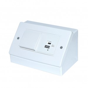 FA-2770 ABS Plastic Incline Desktop Socket