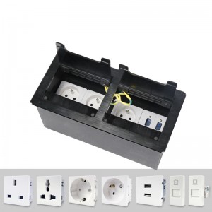 Surface Spray Paint Output Electrical Outlet/ Flipperbox /Flush Mounting Socket