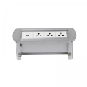 Manual Flip Rotated Hidden Flush-Mounting Extension Socket/Meeting Room