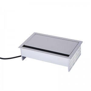Recessed desk socket
