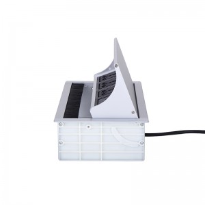 Recessed desk socket