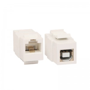 180 Degree ABS USB 2.0A/RJ45