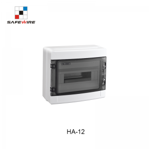 Safewire HA-18 IP65 18way On-wall installation Waterproof Distribution Box safety High performance distribution box