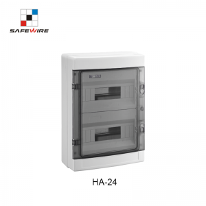 Safewire HA-18 IP65 18way On-wall installation Waterproof Distribution Box safety High performance distribution box