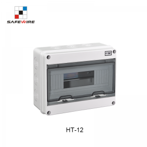 Safewire HT series IP 65 Open Vertical directions door On-wall installation Waterproof Distribution Box