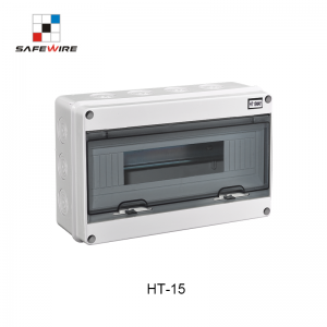 Safewire HT-15 IP65 15way On-wall installation Waterproof Distribution Box safety High performance distribution box