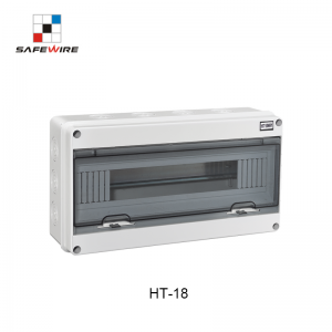 HT series IP 65 Open Vertical directions door On-wall installation Waterproof Distribution Box