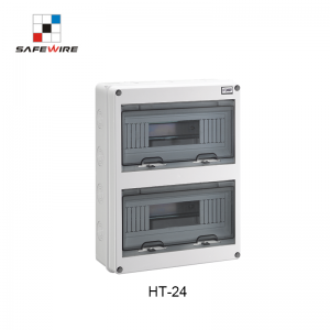 Safewire HT series IP 65 Open Vertical directions door On-wall installation Waterproof Distribution Box