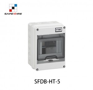 HT series IP 65 Open Vertical directions door On-wall installation Waterproof Distribution Box