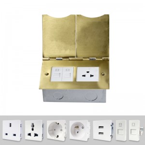 power socket audio visual sockets floor connector