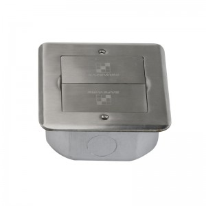 Htd-11p Brass Alloypull Outlet Floor Mounted Socket/Floor Socket Box