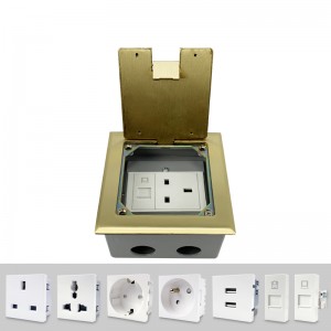 Floor Receptacle/Extension Socket/Flush Mounting Socket/Floor Box OEM Factory