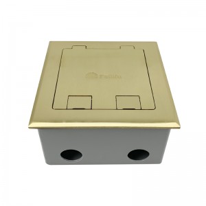 IEC60884 Standard Floor Mounted Sockets / Grounded Tank / Electrical Floor Receptacle