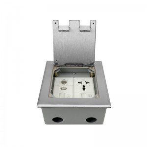 IEC60884 Standard Floor Mounted Sockets / Grounded Tank / Electrical Floor Receptacle