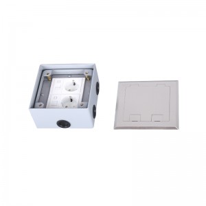 IEC60884 Standard Floor Mounted Sockets / Grounded Tank / Electrical Floor Receptacle