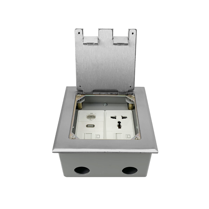 IEC60884 Standard Floor Mounted Sockets / Grounded Tank / Electrical Floor Receptacle Featured Image