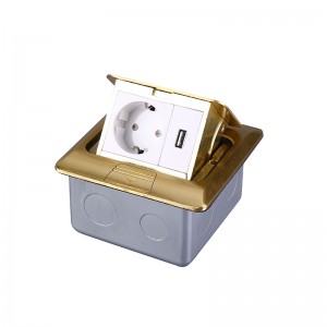 electric plug socket floor box Floor receptacle