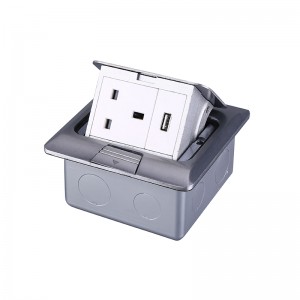electric plug socket floor box Floor receptacle