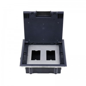 ABS Material 245*225mm Panel Size Audio Visual Sockets Junction Box