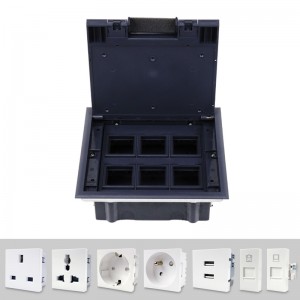 Flush-Mounting Hidden Floor Jack/Cavity Floor Box /Underfloor Bottom Boxes
