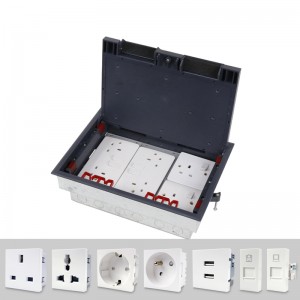 CE Certified Service Floor Box / Socket Outlet Box /Electrical Sockets
