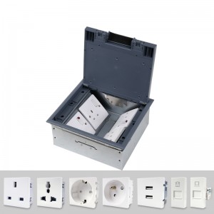 Frame Lid Recess Audio Visual Sockets Access Floor Socket