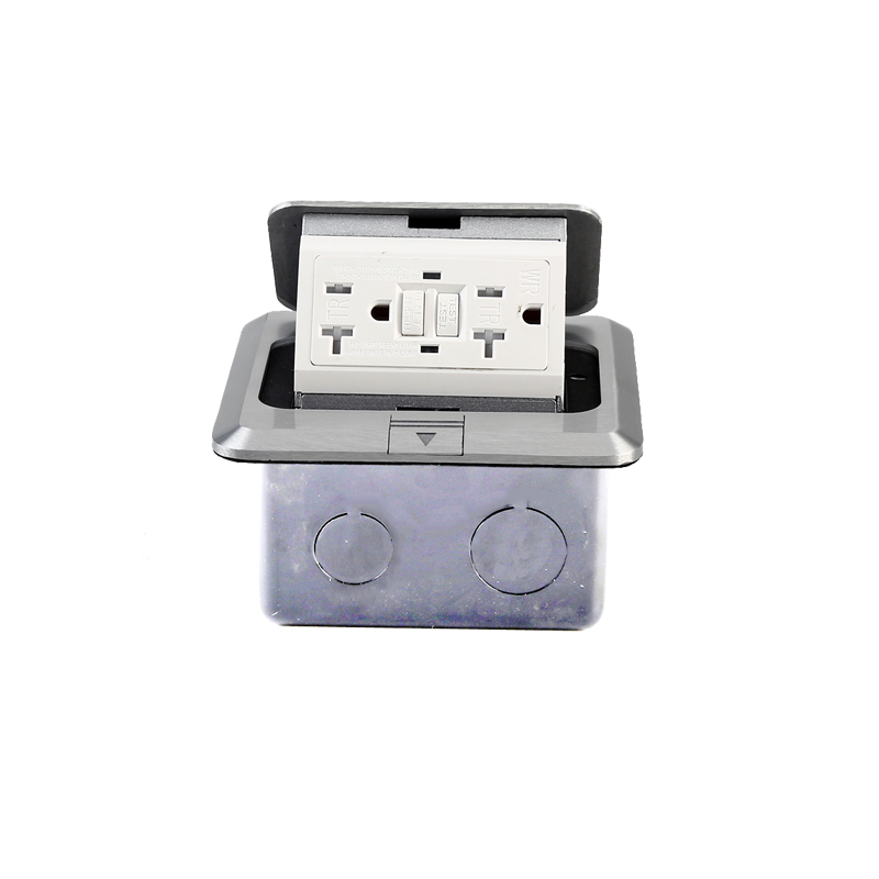 Htd-J02L Normal Pop-up & Soft Pop-up Available Floor Socket with GFCI Module and USB Port Featured Image