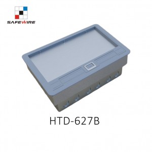HTD-627B The ABS material ground socket box can be equipped with 45/86/110/120 type modules international socket