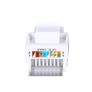cat5e pass-through unshielded deta keystone white