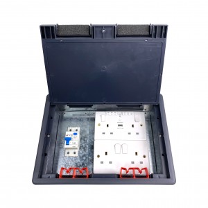 3/4 compart floorbox